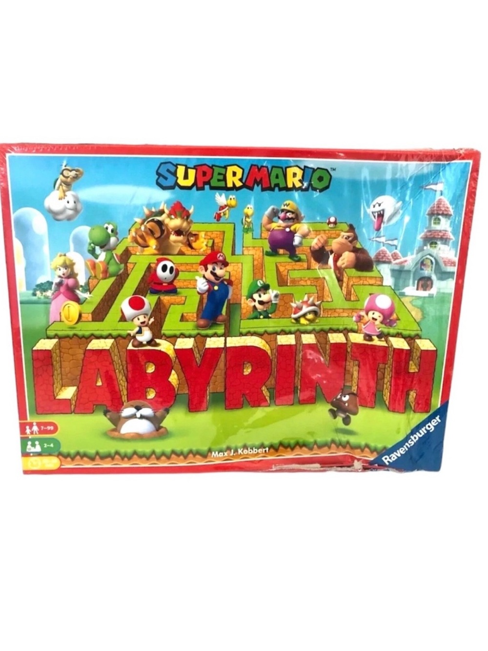 Super Mario Labyrinth Board Game | Moving Maze Family Game *BOX DAMAGE*